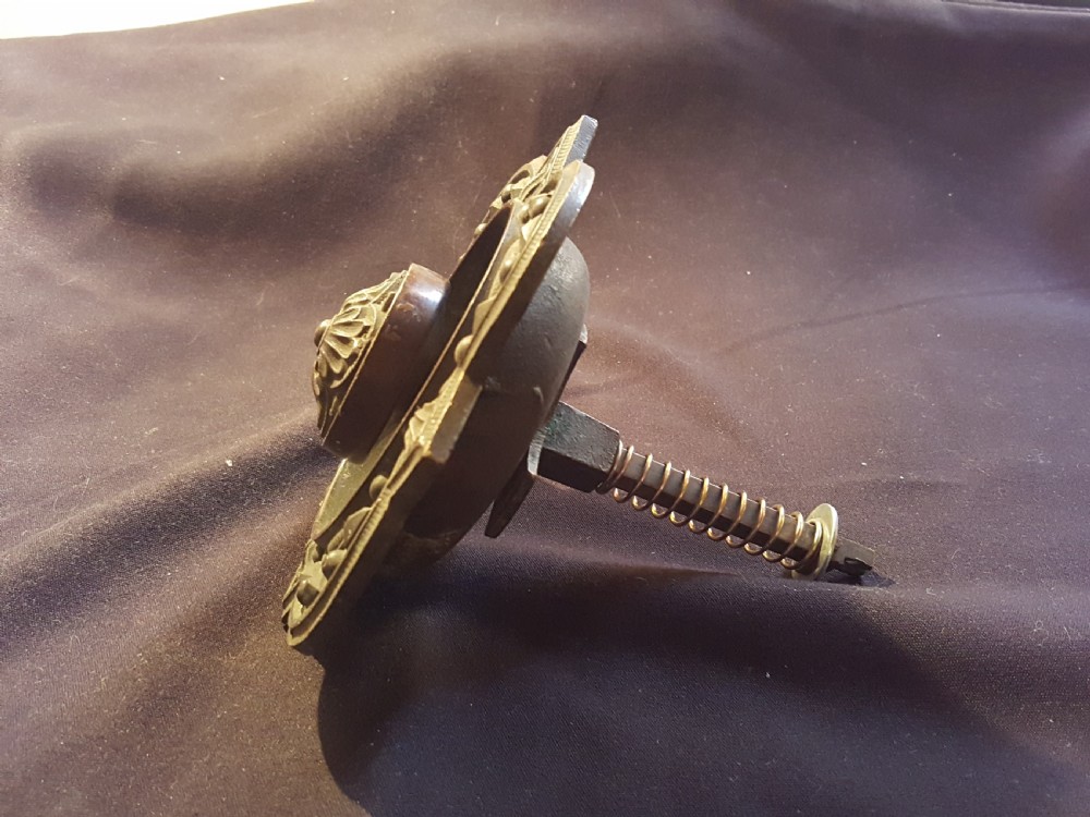 Iron Victorian Fully Restored Door Bell Pull. View V