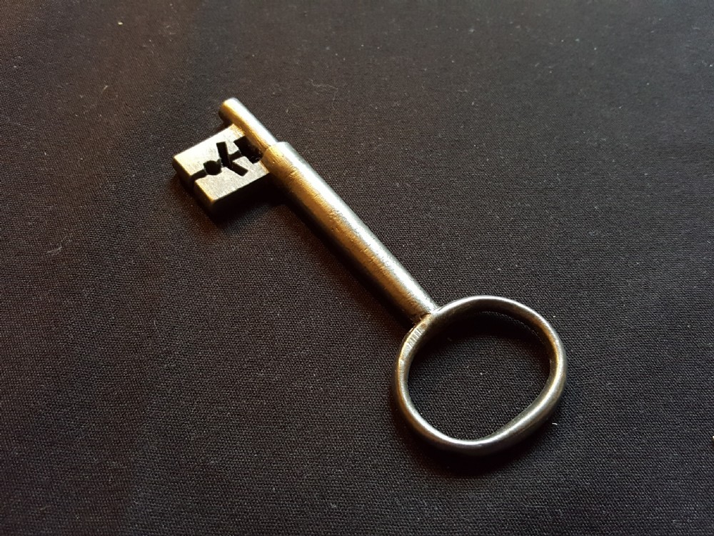 Original Georgian Cast Steel Key.