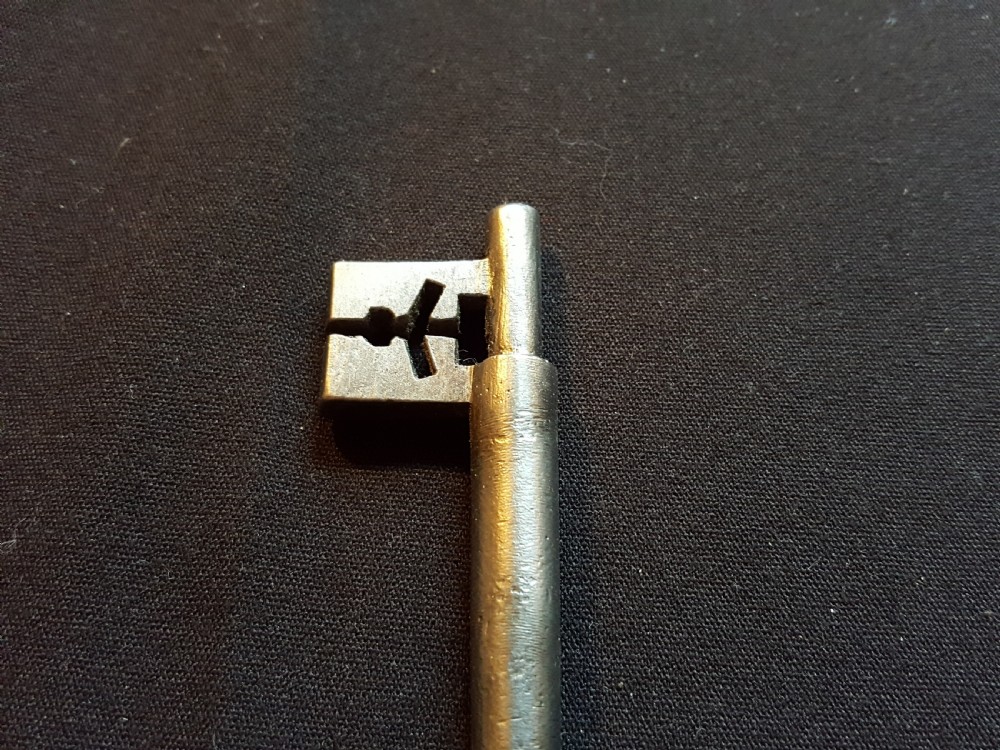 Original Georgian Cast Steel Key. View IV