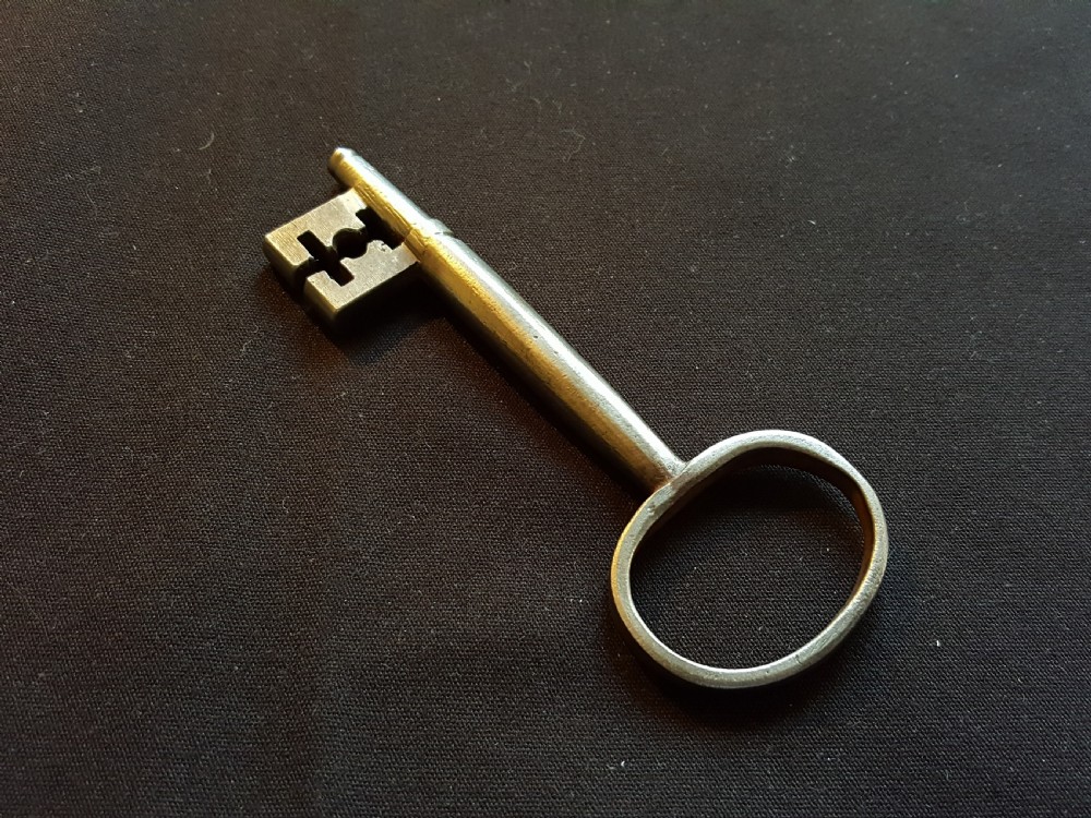 Original Georgian Cast Steel Key.
