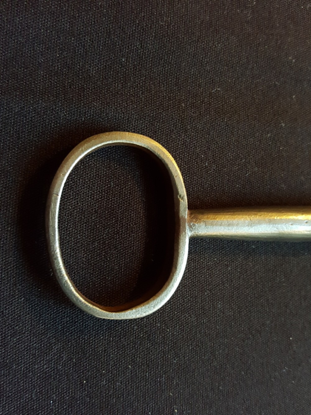 Original Georgian Cast Steel Key. View III