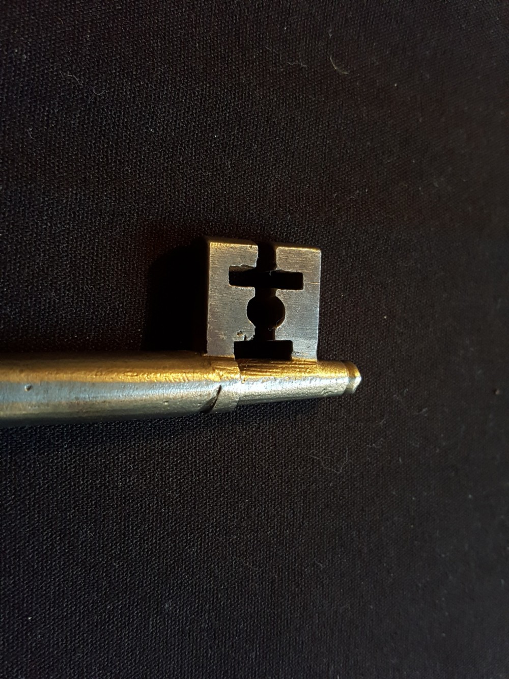 Original Georgian Cast Steel Key. View IV