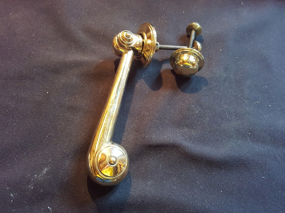Brass Refurbished Georgian Doctor's Door Knocker.