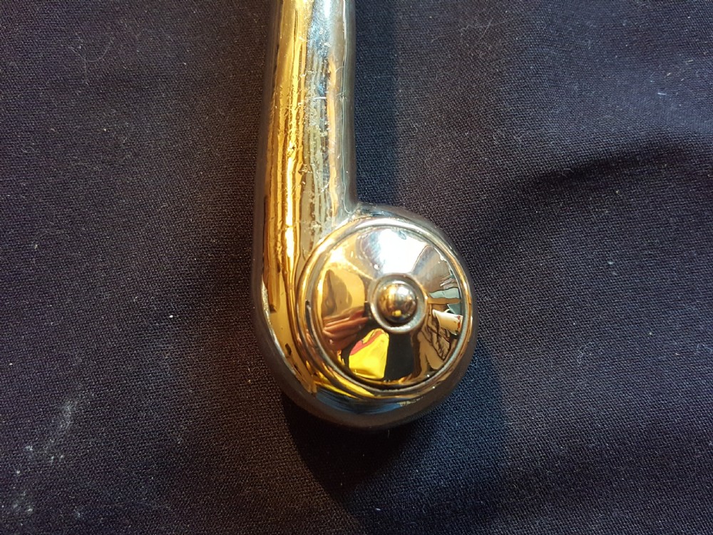 Brass Refurbished Georgian Doctor's Door Knocker. View II