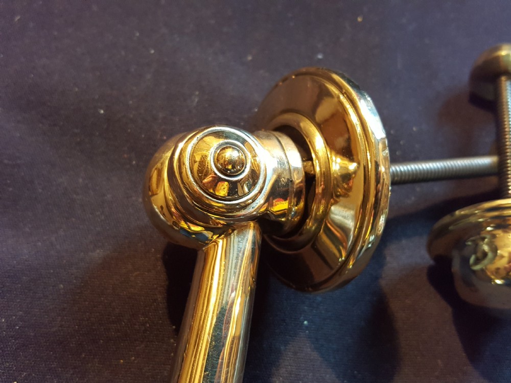 Brass Refurbished Georgian Doctor's Door Knocker. View III