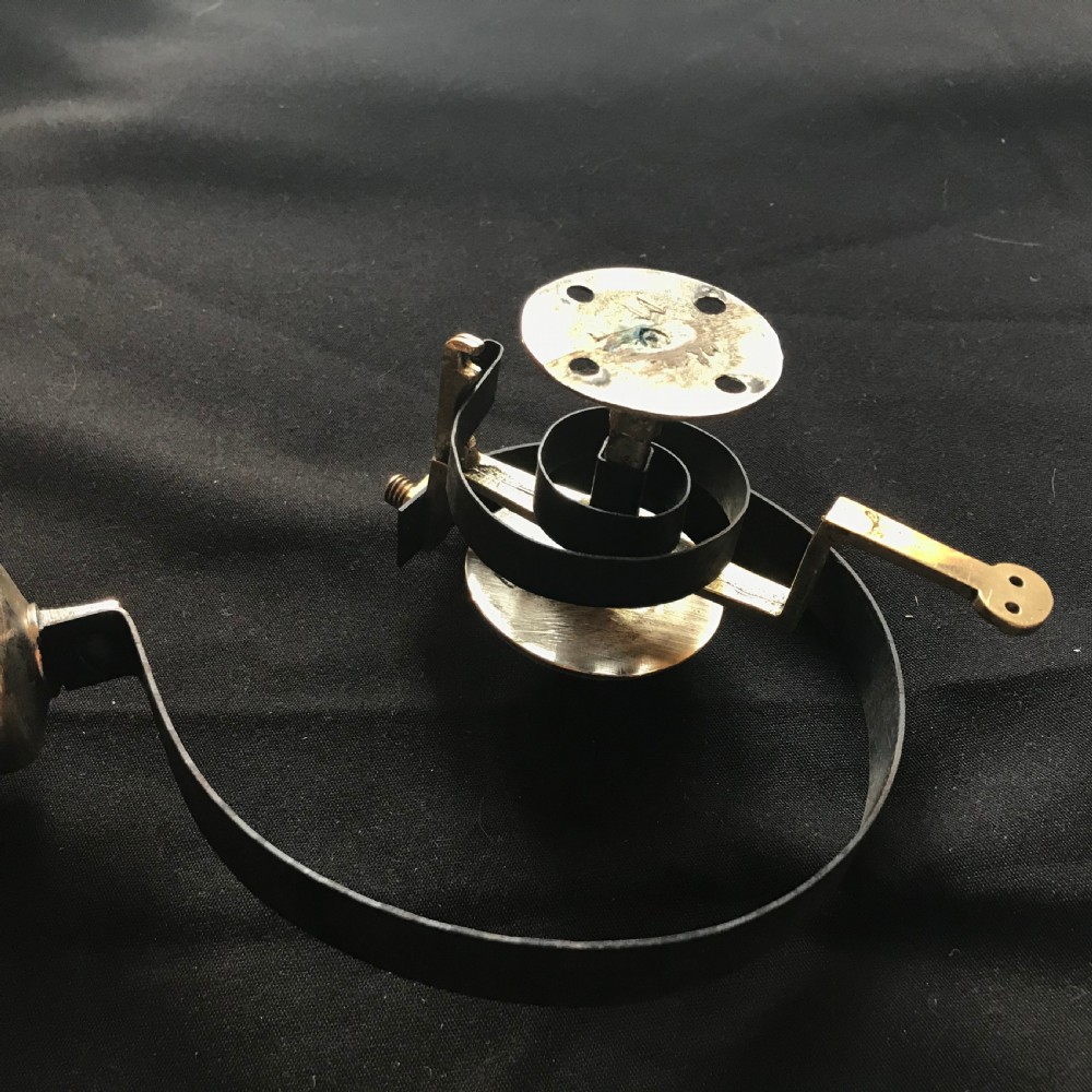 Original Refurbished Victorian Brass Door Bell & Spring View IV