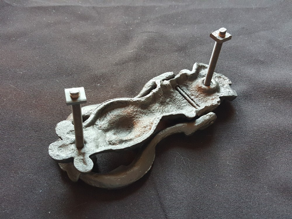 Victorian Black Cast Iron Door Knocker. View III