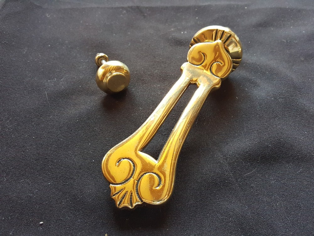 Victorian Brass Door Knocker.