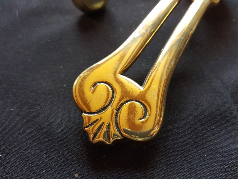 Victorian Brass Door Knocker. View II