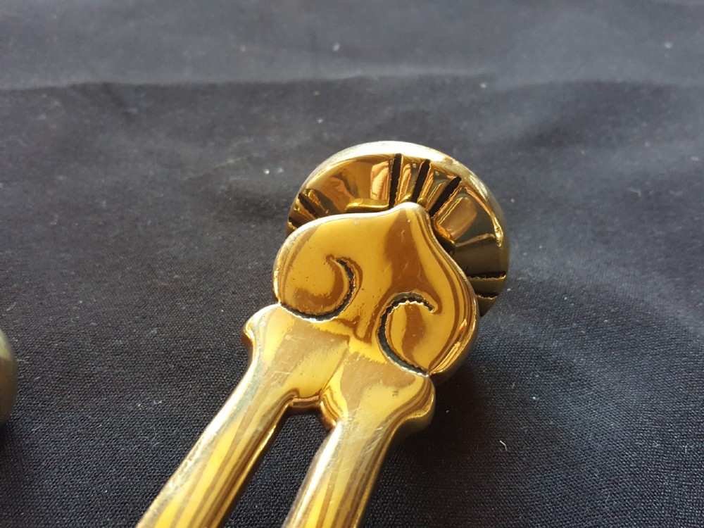 Victorian Brass Door Knocker. View III