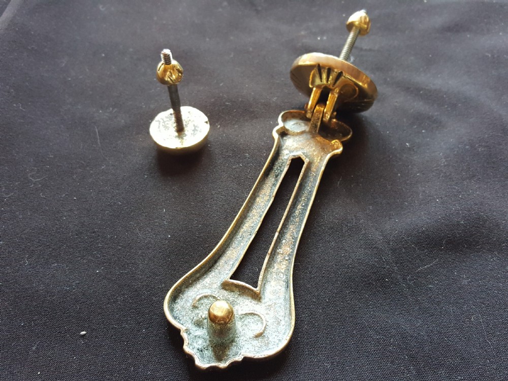 Victorian Brass Door Knocker. View V