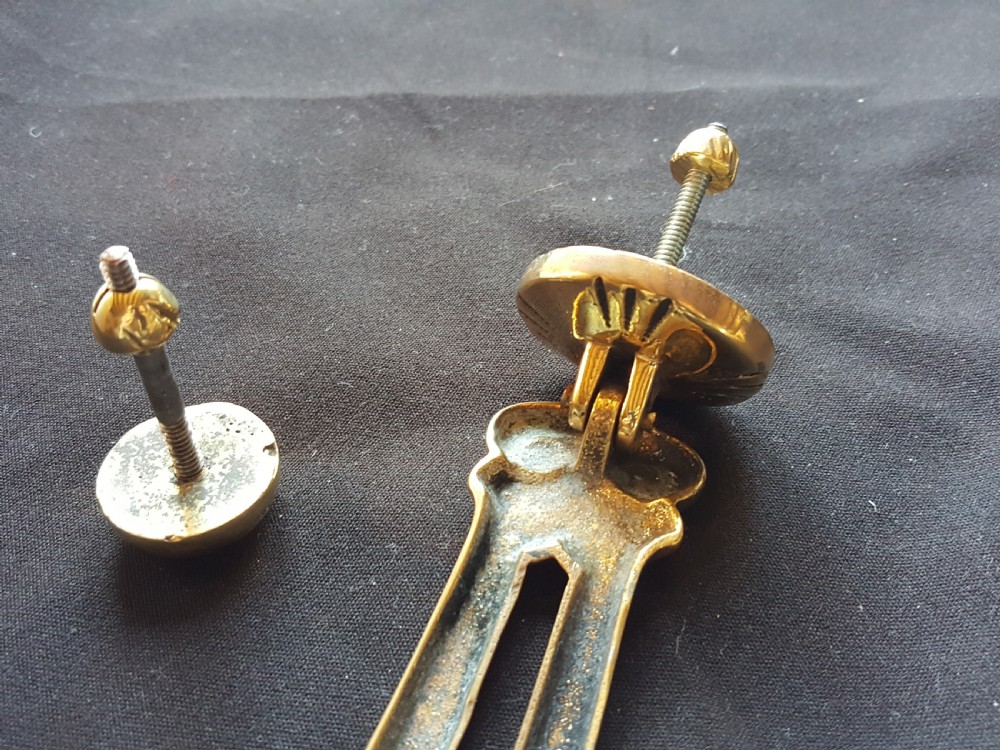 Victorian Brass Door Knocker. View VII