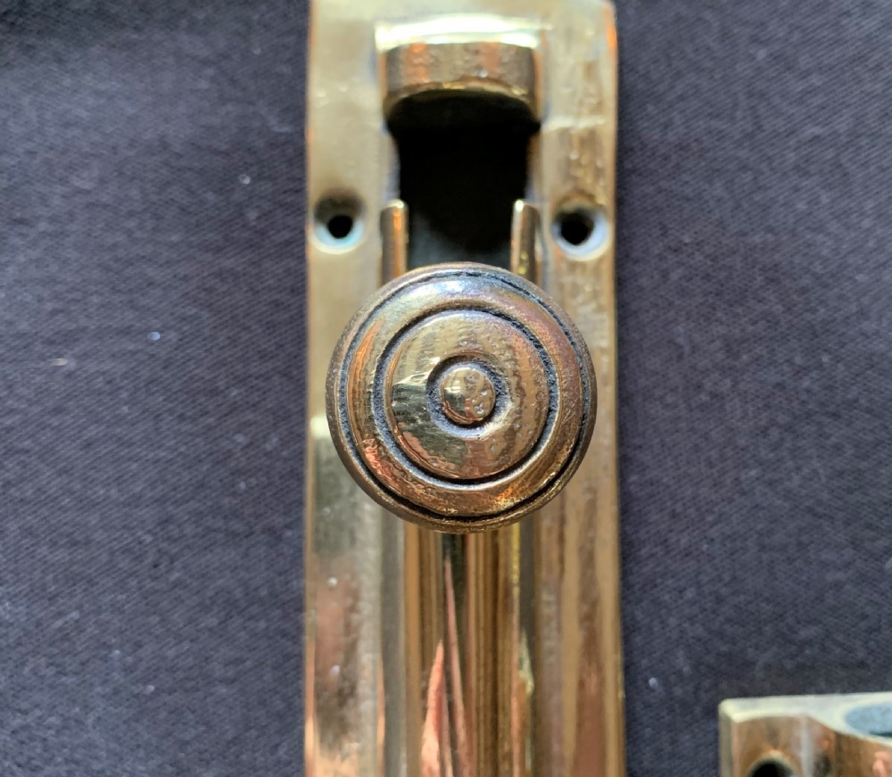 One Brass Georgian Door Bolt. View II