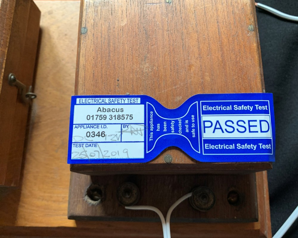 One Rewired Wall Mounted Wooden Victorian Internal Door Bell System. View V