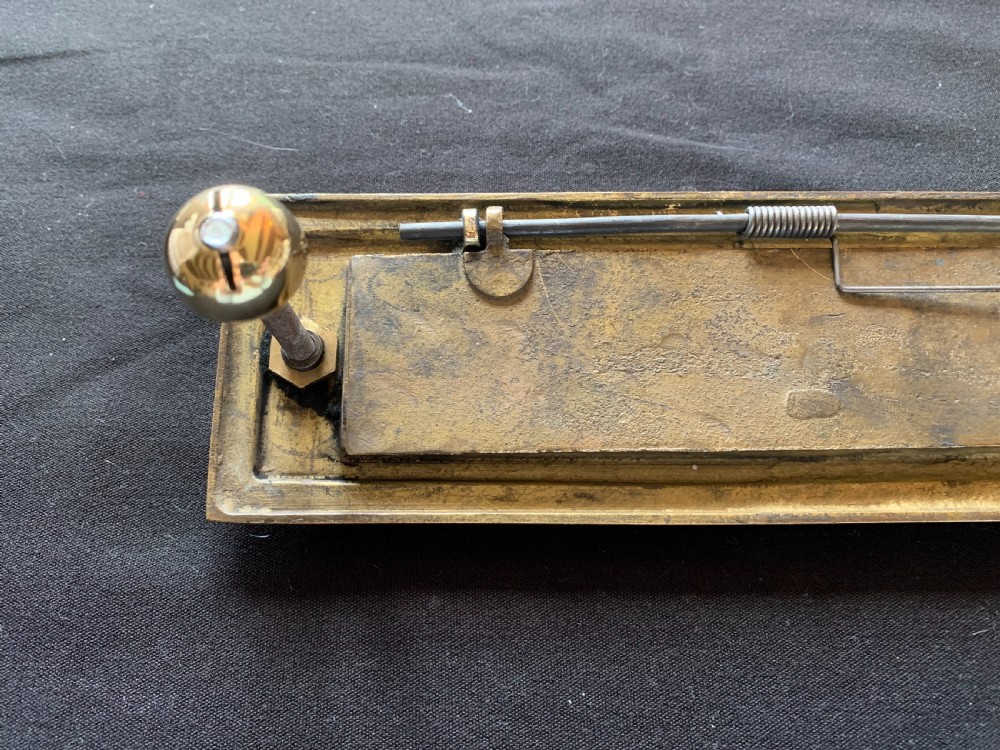 One Brass Victorian Letter Box. View IV