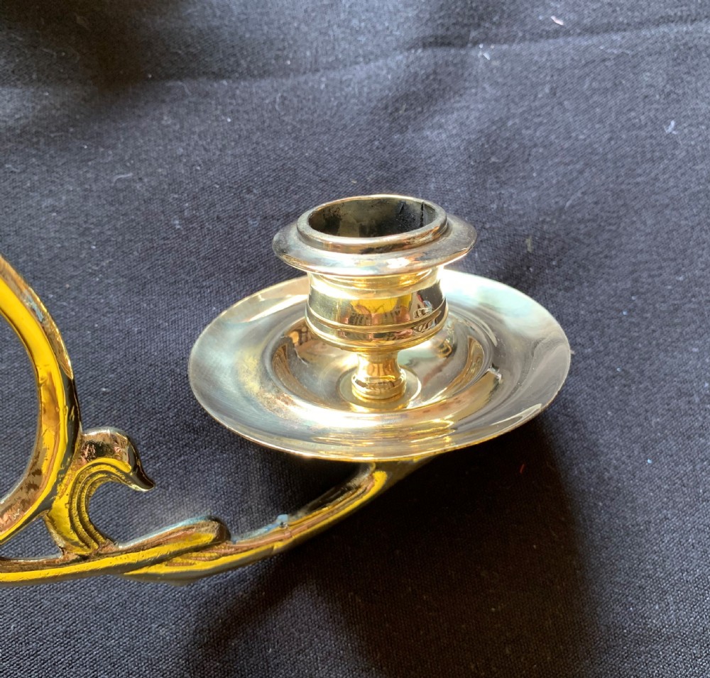 One Pair of Brass Victorian Candle Sconces. View V