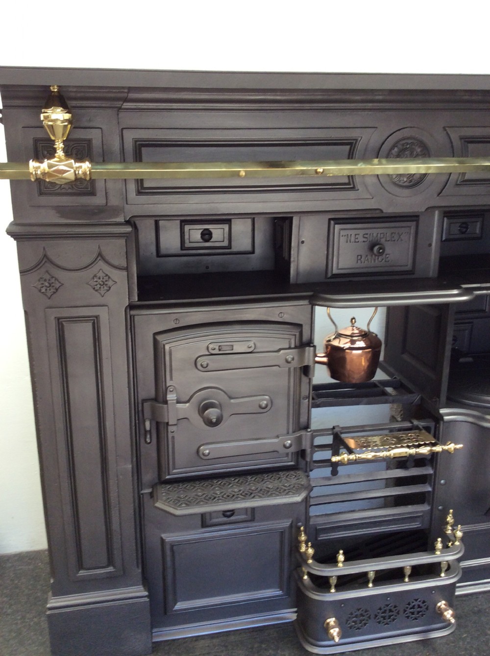 Victorian N.E. Simplex Kitchen Surround Cooking Range View II