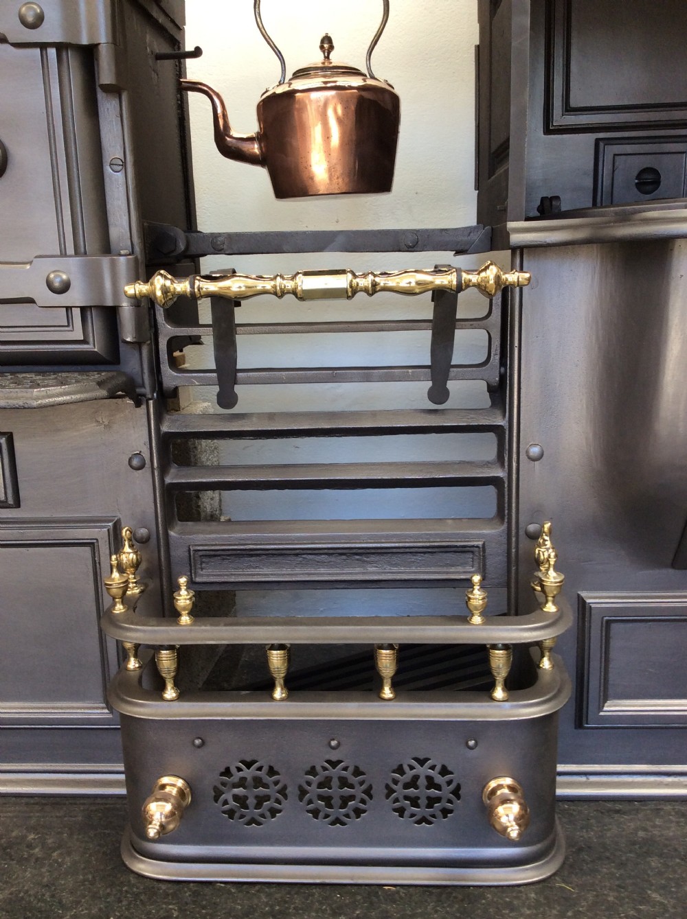 Victorian N.E. Simplex Kitchen Surround Cooking Range View IV