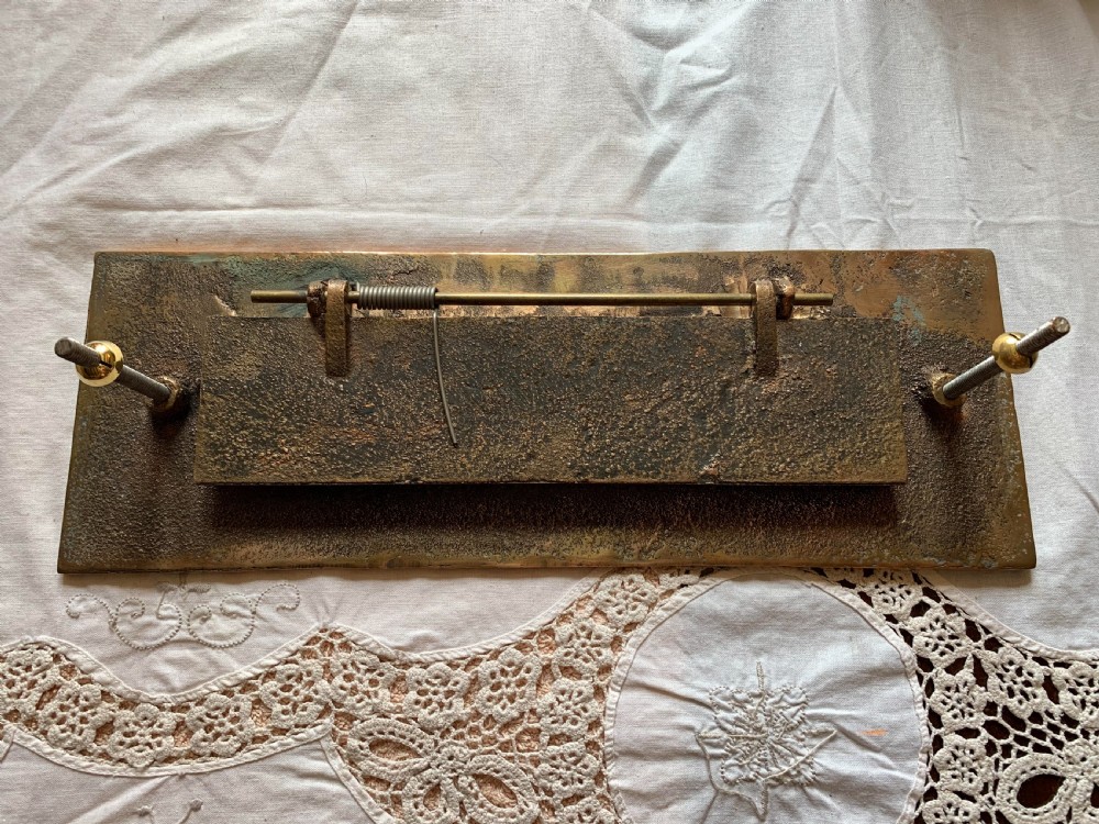 SA036 Large Bronze Victorian Letter Box. View V