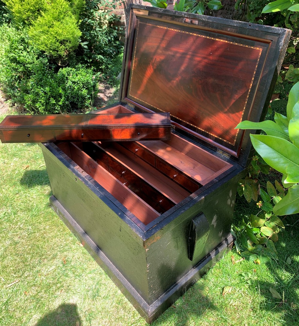 Victorian Carpenters / Cabinet Makers Tool Chest (In Need of Some TLC).