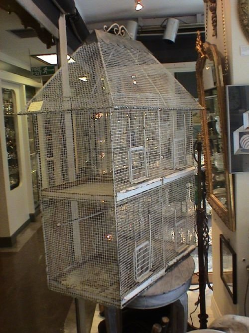 DECORATIVE COUNTRY HOUSE BIRD CAGE