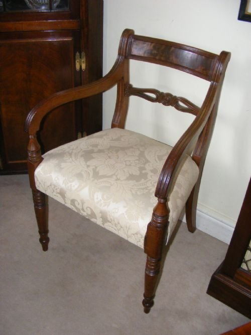 fig 2. Set of eight Regency mahogany dining chairs