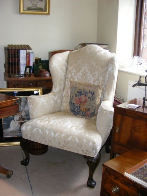 fig 1. Queen Anne style Wing chair