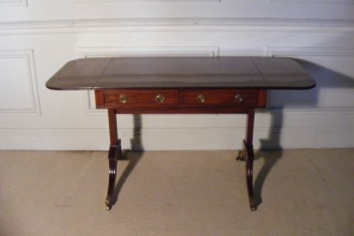 fig 2. Smart Regency mahogany sofa table