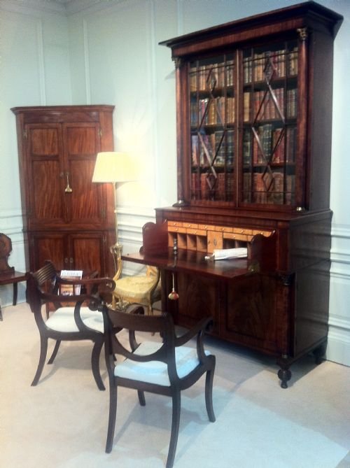 fig 3. Fine pair of Regency mahogany carver chairs