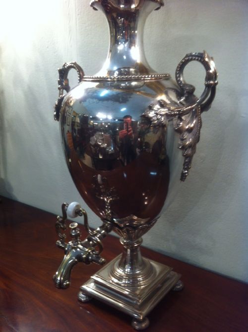 fig 2. Good quality silver plated decorative Samova