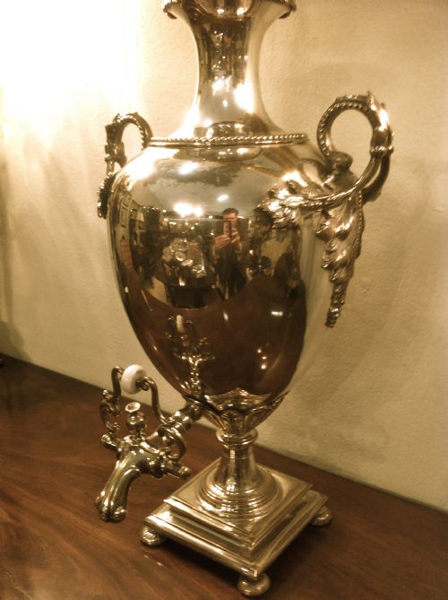 fig 3. Good quality silver plated decorative Samova