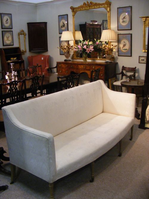 GEORGE III HEPPLEWHITE SETTEE SOFA - ADDITIONAL PHOTO 4