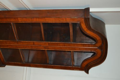 fig 1. Good quality Queen Anne style walnut corner cupboard