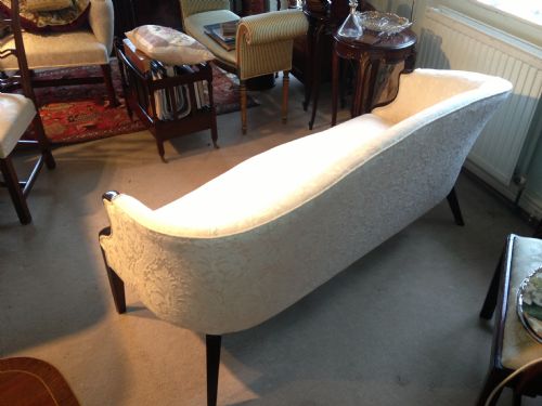 18TH CENTURY GEORGE III MAHOGANY HEPPLEWHITE SOFA - ADDITIONAL PHOTO 4