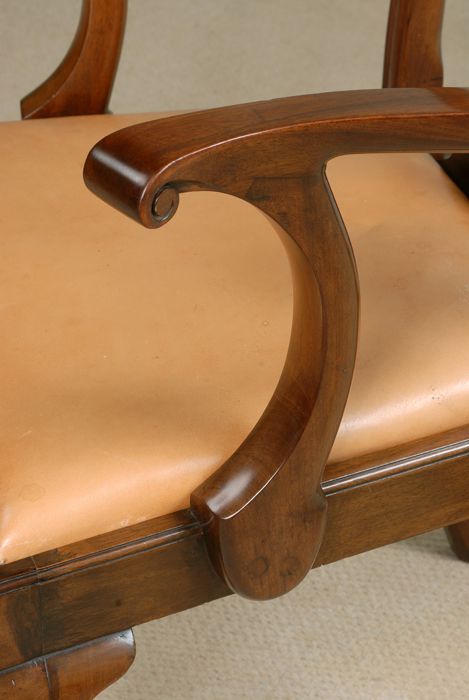 fig 5. A Very good set of 8 Chippendale ball and claw dining chairs.