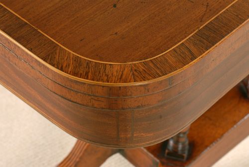 fig 2. Impressive Pair of George III mahogany card tables