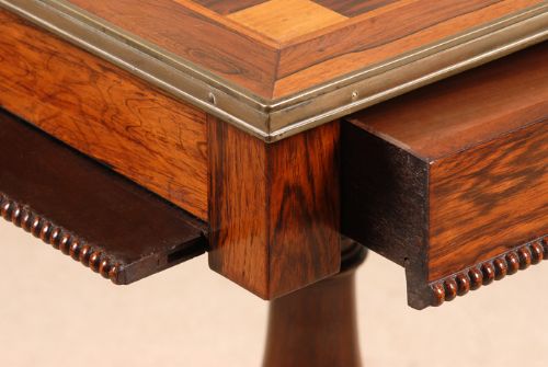 fig 3. Exceptional Early Regency Rosewood chess table attributed to Gillows