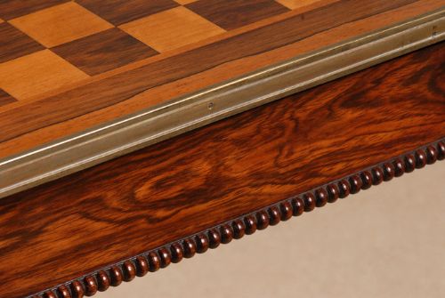 fig 4. Exceptional Early Regency Rosewood chess table attributed to Gillows
