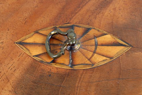 fig 1. Wonderful & unusual Sheraton tea caddy box