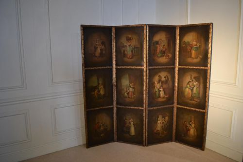 fig 2. Fabulous chinoiserie screen in excellent condition