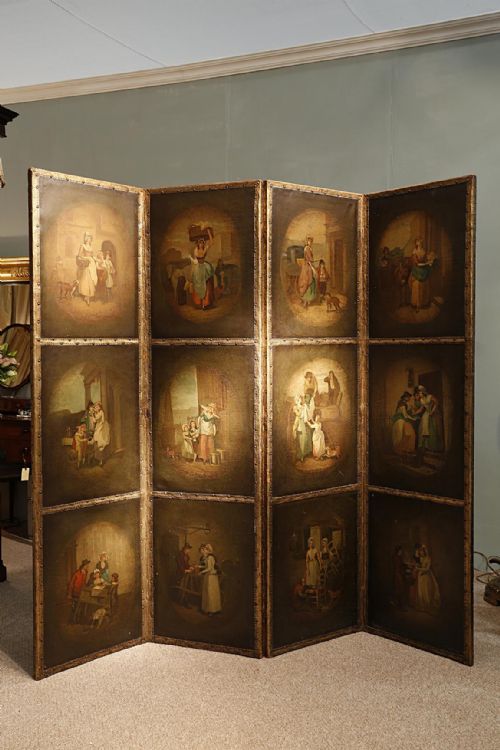 fig 4. Fabulous chinoiserie screen in excellent condition