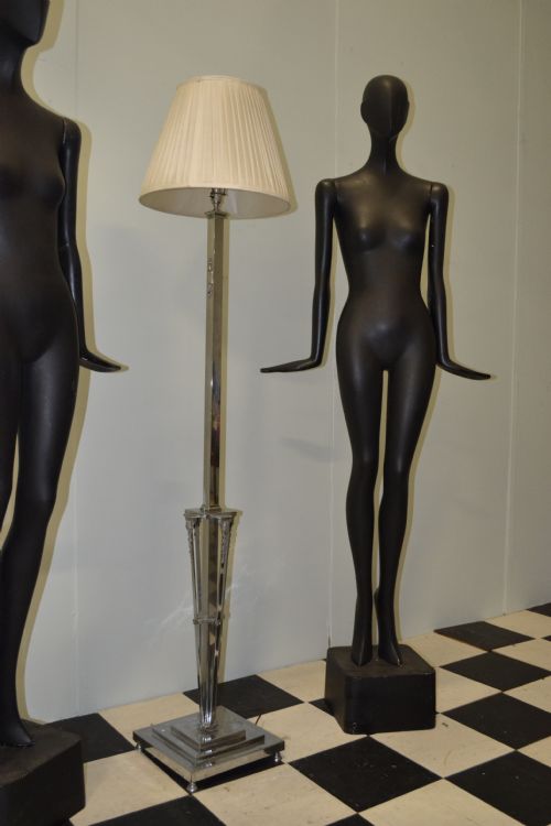 Rare & Stylish Chrome Art Deco Standard Lamp