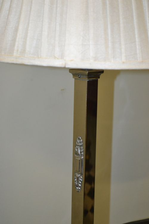 fig 2. Rare & Stylish chrome art deco standard lamp