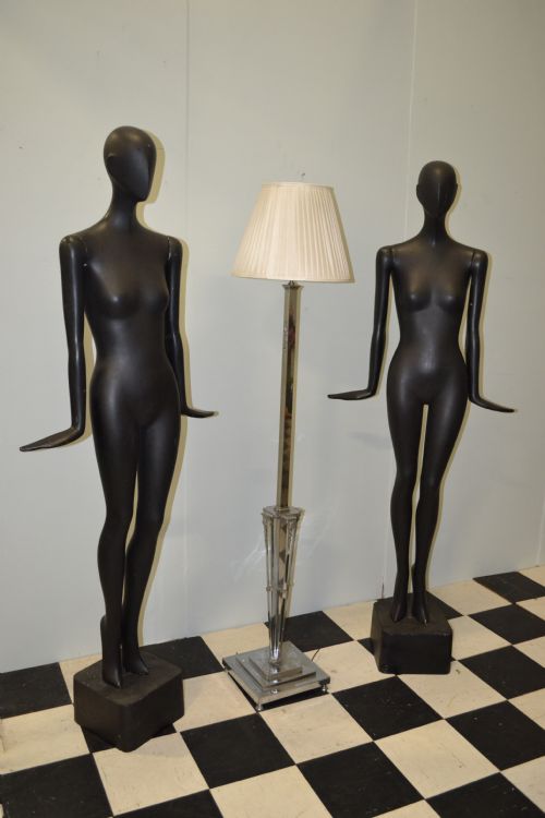 fig 3. Rare & Stylish chrome art deco standard lamp