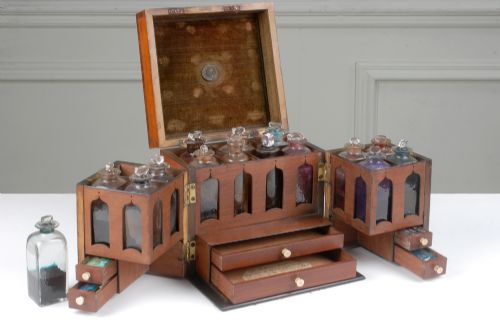 A Rare and Superb Quality Sheraton Apothecary Box .C1785