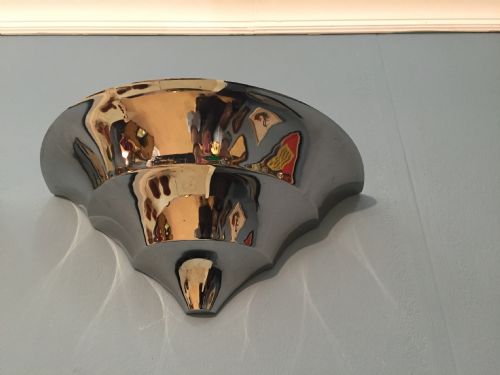 ART DECO CHROME WALL LIGHTS - ADDITIONAL PHOTO 2