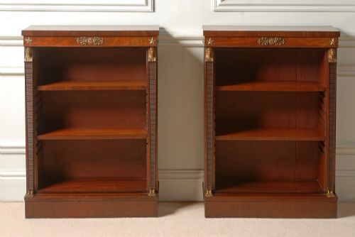 Pair of Empire Bookcases