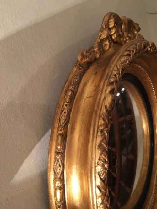 REGENCY CONVEX MIRROR - ADDITIONAL PHOTO 6
