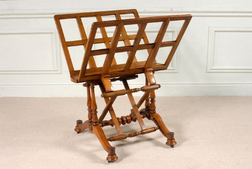 Walnut Folio Stand