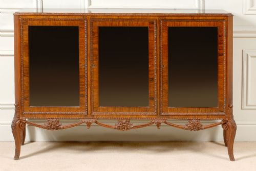ROSEWOOD GLAZED CABINET BUFFET CONSOL